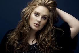 adele long hair